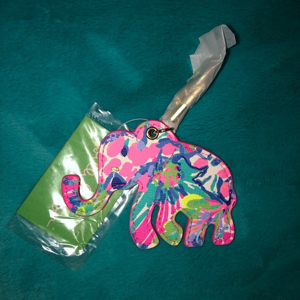 Lilly elephant keychain